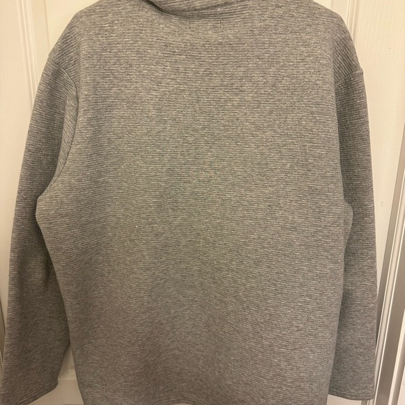 Toad&Co Heather Gray Men's Zip Up Sweater - Picture 2 of 4